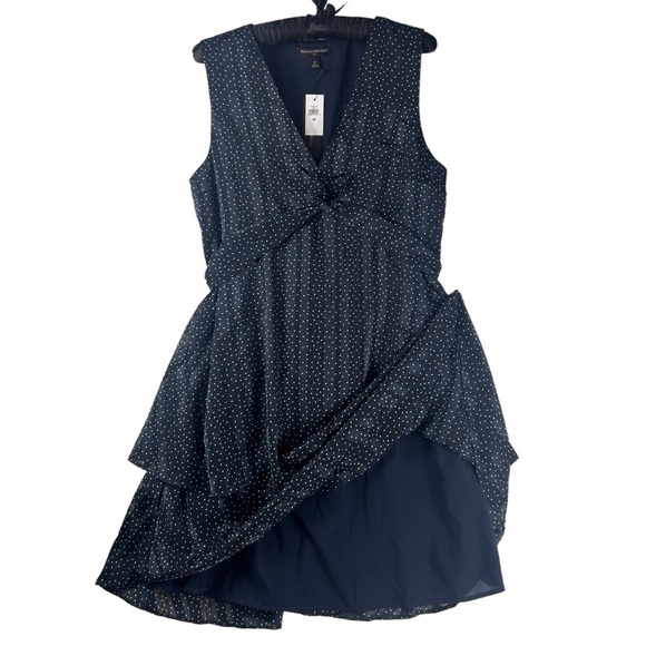 NWT Banana Republic Women’s Sleeveless Chiffon Lined Dress Size 10 - Picture 2 of 6